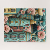 パステルお洒落AIアートウィズコージニットビレッジ ジグソーパズル (横)