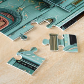 パステルお洒落AIアートウィズコージニットビレッジ ジグソーパズル (側面)