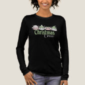パステルかわいいクリスマス猫 トライブレンドＴシャツ (正面)