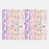 パステルかわいいボホ ラッピングペーパーシート (正面3)