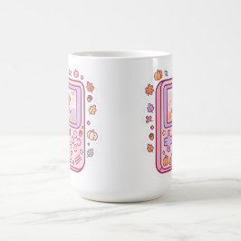 パステルかわいいレトロ携帯ゲーム機マグ コーヒーマグカップ
