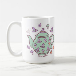 パステルかわいい魔女の薬ティーポット コーヒーマグ コーヒーマグカップ