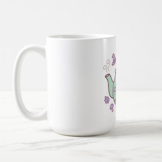 パステルかわいい魔女の薬茶器コーヒーマグ コーヒーマグカップ (左)