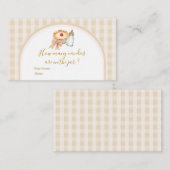 パステルかわいこちゃんパイギンガム秋どれだけのキャンディ エンクロージャーカード (正面/裏面)