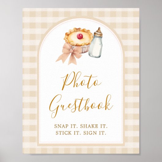 パステルかわいこちゃんパイギンガム秋フォトゲストブック ポスター (正面)