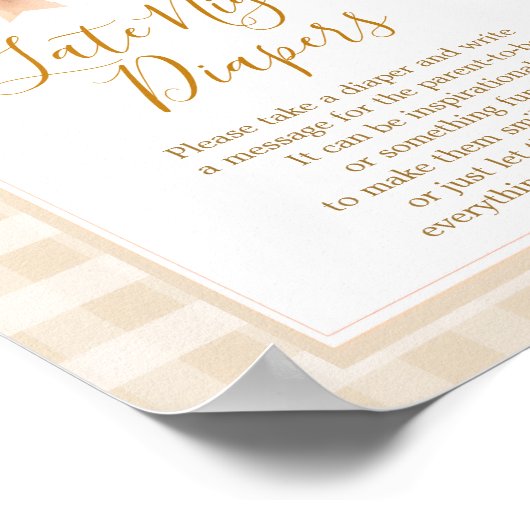 パステルかわいこちゃんパイギンガム秋レイトナイトオムツ ポスター (角)