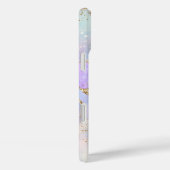 パステルかわいらしアゲート |金ゴールドグリッター静脈水彩 Case-Mate iPhoneケース (裏面 / 右)