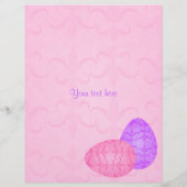 パステルかわいらしイースターエッグ チラシ (裏面)