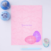 パステルかわいらしイースターエッグ チラシ (シングル)