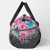 パステルかわいらしウォーターカラーフローラ ダッフルバッグ (右)