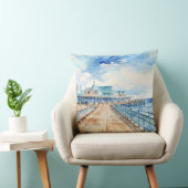 パステルかわいらしウォーターカラーボードウォーク及びビーチ クッション (椅子)