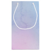 パステルかわいらしウォーターカラー スモールペーパーバッグ (裏面)