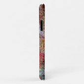 パステルかわいらしカラーの抽象芸術渦巻き灰色の線 Case-Mate iPhoneケース (裏面/右)