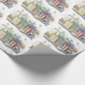 パステルかわいらしカラーイースターギフトラップ ラッピングペーパー (角)