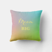 パステルかわいらしカラーグラデーションズドリームビッグ クッション (裏面)