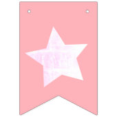 パステルかわいらしカラーズエステティックハッピーバースデー バンティングフラッグ (第1の旗)