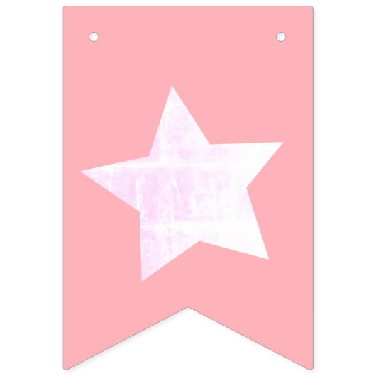 パステルかわいらしカラーズエステティックハッピーバースデー バンティングフラッグ (第1の旗)