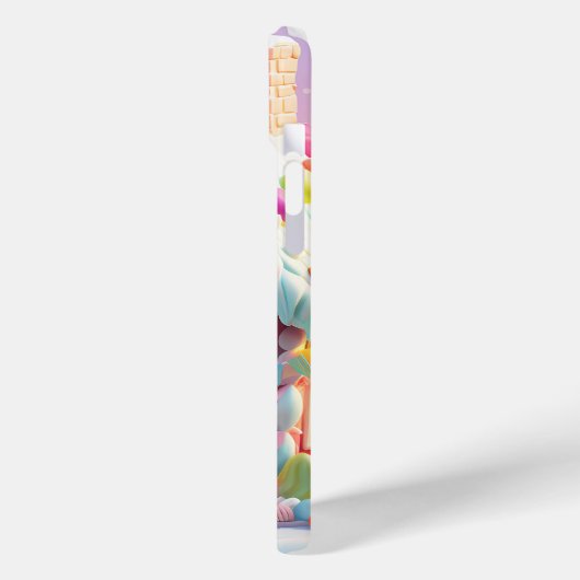 パステルかわいらしクリスマスホリデージンジャーブレッドハウス Case-Mate iPhoneケース (裏面 / 左)