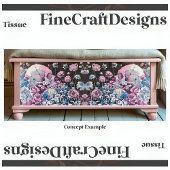 パステルかわいらしスカルとフローラデカップージL&R 145 薄葉紙