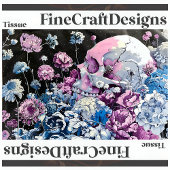 パステルかわいらしスカルとフローラデコップライト145 薄葉紙