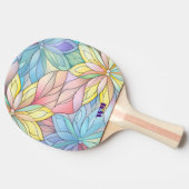 パステルかわいらしステンドグラス 卓球ラケット (横)
