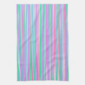 パステルかわいらしズ垂直ストライプ キッチンタオル (縦)