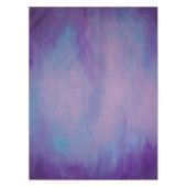 パステルかわいらしズ |かわいいピンクの雲パープルブルースカイ テーブルクロス (正面)