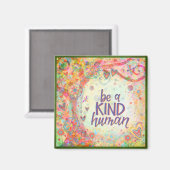 パステルかわいらしツリーは親切な人間のインスピレーションになる マグネット (正面/裏面)