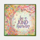 パステルかわいらしツリーは親切な人間のインスピレーションになる マグネット (正面)