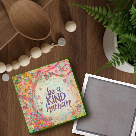 パステルかわいらしツリーは親切な人間のインスピレーションになる マグネット