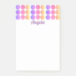 パステルかわいらしドッカスタムトパーソナライズされた ポストイット