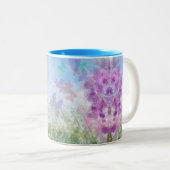 パステルかわいらしバタフライガーデン ツートーンマグカップ (正面右)