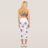 パステルかわいらしバタフライ カプリレギンス (裏面)