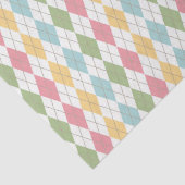 パステルかわいらしパタアーガイルーン 薄葉紙 (詳細)