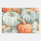 パステルかわいらしパンプキンス ラッピングペーパーシート (正面2)