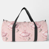 パステルかわいらしピンクバレエTUTU衣装 ダッフルバッグ (正面)