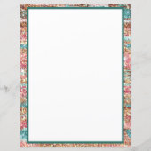 パステルかわいらしピンクブルーグリッターパーソナライズされた (裏面)