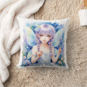 パステルかわいらしフェアリー クッション (ブランケット)
