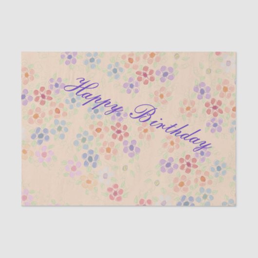 パステルかわいらしフローズティッシュペーパー 薄葉紙 (正面)