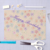 パステルかわいらしフローズティッシュペーパー 薄葉紙 (クラフト)