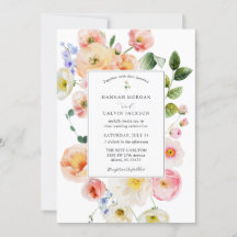 パステルかわいらしフローラ結婚ズ