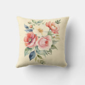 パステルかわいらしフローラ アウトドアクッション (裏面)