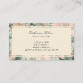 パステルかわいらしフローラ 名刺 (裏面)