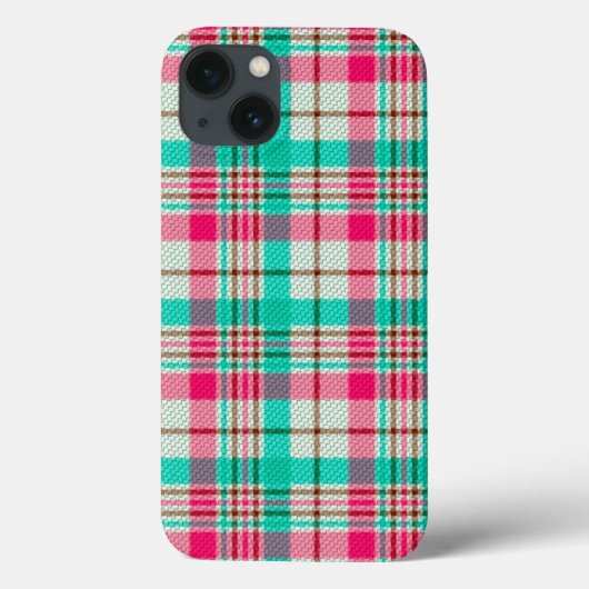 パステルかわいらしプレイドケースメイトiPhoneケース Case-Mate iPhoneケース (裏面)