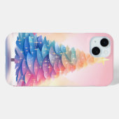 パステルかわいらしホリデークリスマスツリー Case-Mate iPhoneケース (裏面 (横))