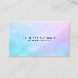 パステルかわいらしマザーオブパールエレガント 名刺