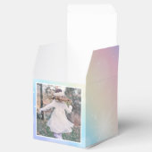 パステルかわいらしレインボーカスタム誕生日ガールフォト フェイバーボックス (オープン)