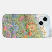 パステルかわいらしワイルドフラワーの水彩草原 Case-Mate iPhoneケース (裏面 (横))