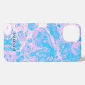 パステルかわいらしーがiPhoneのカスに注パーソナライズされたぎ込まれた iPhoneケース (裏面横)