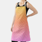 パステルかわいらし催眠ダイアモンドモダンアーポップ・アートのト エプロン (インサイチュ)